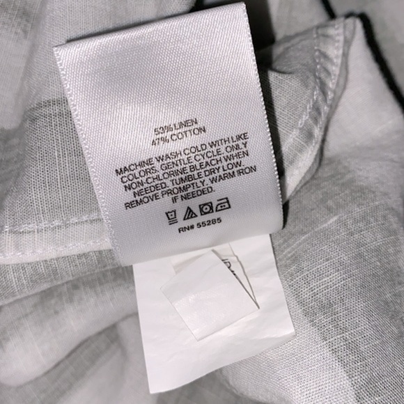 Express striped men’s button down shirt size medium - Picture 6 of 6